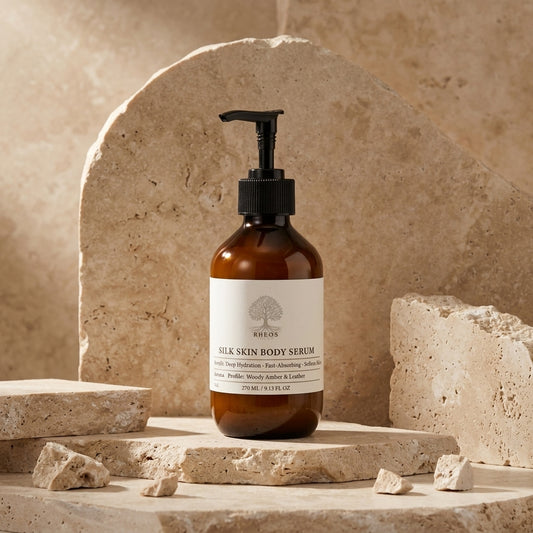 Silk Skin Body Serum, Woody Amber & Leather